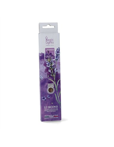 Barritas de incienso 12 unidades. lavanda