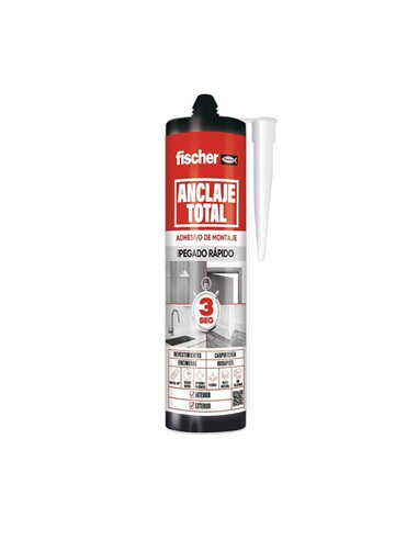 Anclaje total pegado rapido 3 segundos blanco 290 ml