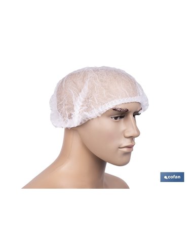 GORRO DESECHABLE ACORDEÓN DE PP 100 UDS.