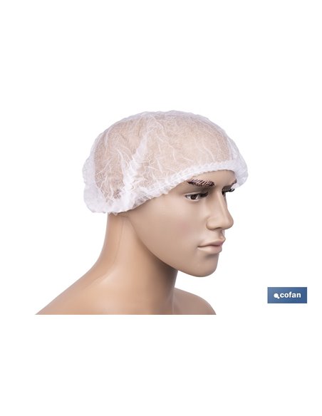 GORRO DESECHABLE ACORDEÓN DE PP 100 UDS.