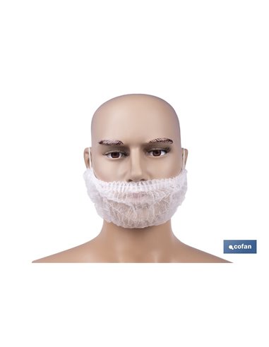 CUBREBARBA DESECHABLE DE PP 100 UDS.