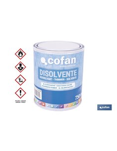 DISOLVENTE CLOROCAUCHO 750 ML