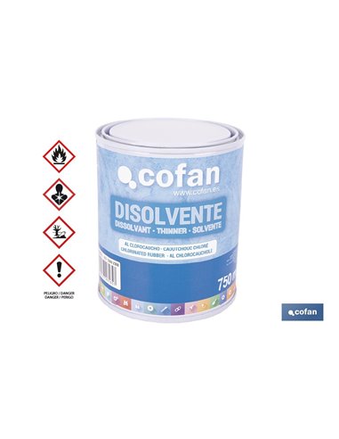 DISOLVENTE CLOROCAUCHO 750 ML