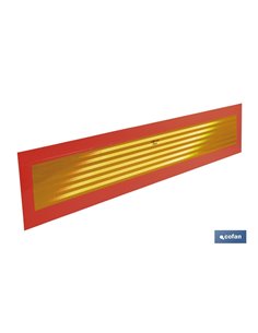 PLACA V-6 VEHICULOS LARGOS 1130X200MM. 2