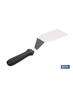 ESPÁTULA ACODADA INOXIDABLE PARA BARBACOA 27,5 X 7,5 CM 2