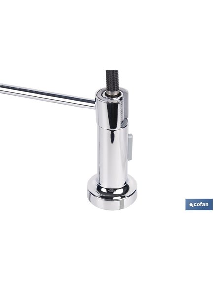 GRIFO DE COCINA MONOMANDO CON ROCIADOR