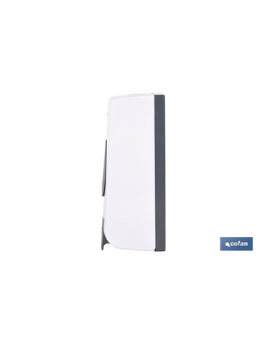 DOSIFICADOR DE JABÓN DE ABS 600 ML COLOR BLANCO