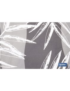 FUNDA ACOLCHADA PARA TABLA DE PLANCHAR 135 X 53 CM  RAMAS BEIGE BITONO 2