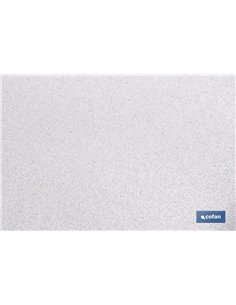 FUNDA ACOLCHADA PARA TABLA DE PLANCHAR 135 X 53 CM  GRIS METALIZADO 2