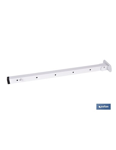 TENDEDERO DE PARED ABATIBLE JUEGO DE DOS SOPORTES LARGO 50,5 CM