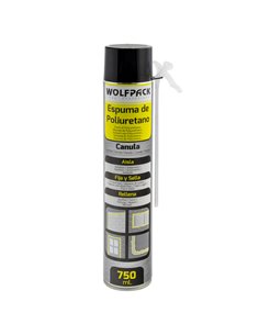 Espuma Poliuretano 750 ml. Con Canula