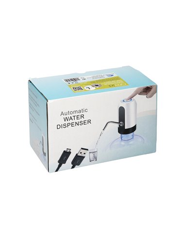 Dispensador De Agua Automático Para Garrafas y Botellas Con Cargador USB Tipo C