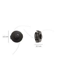Cabezal Nylon Repuesto Recortabordes 250 Watt. 2