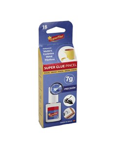 Pegamento Cianoacrilato 7 Gramos Con Pincel Superglue