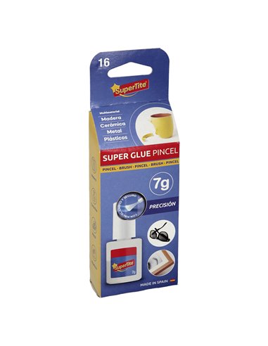 Pegamento Cianoacrilato 7 Gramos Con Pincel Superglue