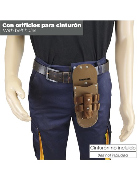 Funda Electricista Herramientas Piel