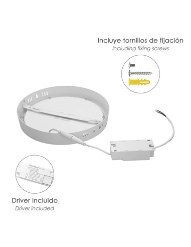 Downlight Superficie Led 20 Watt 1800 Lumenes 6000K