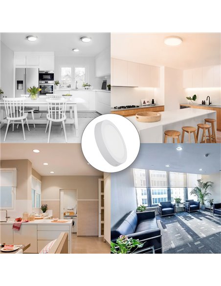 Downlight Superficie Led 20 Watt 1800 Lumenes 6000K