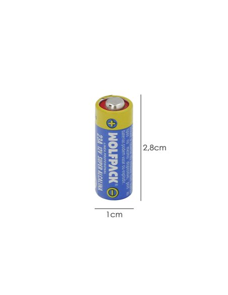 Pila Alcalina 12V - E23A (Blister 2 Piezas)