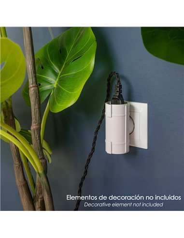 Adaptador Doble Schuko 16 A 250 V.