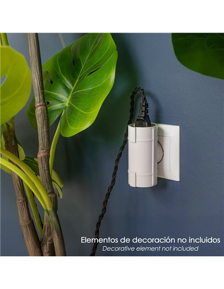 Adaptador Doble Schuko 16 A 250 V.