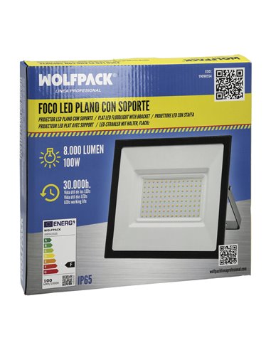 Foco Led Plano 100 Watt / 4000 K / IP65 / 8000 Lumenes
