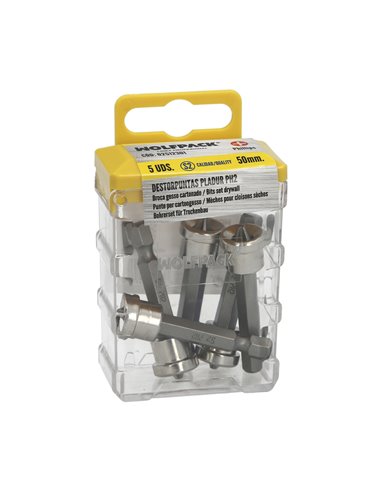 Destorpuntas Pladur PH2 50 mm. (5 piezas)