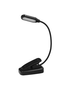 Linterna Led De Mesa, Lectura, Partituras Con Clip A Pilas