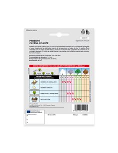 Semillas Pimiento Cayena Picante (1.5 gramos) Semillas Verduras, Horticultura, Horticola, Semillas Huerto. 2