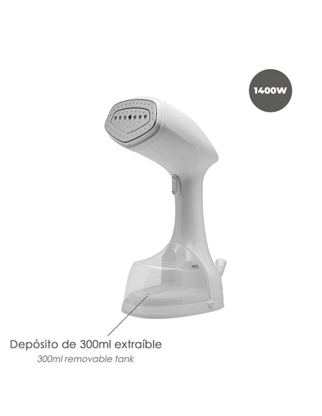 Plancha Vapor Vertical 1200 Watt 300 ml.