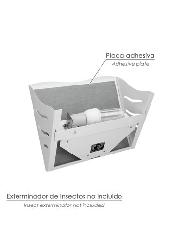 Placa Adhesiva Para Exterminador de Insectos 08300108