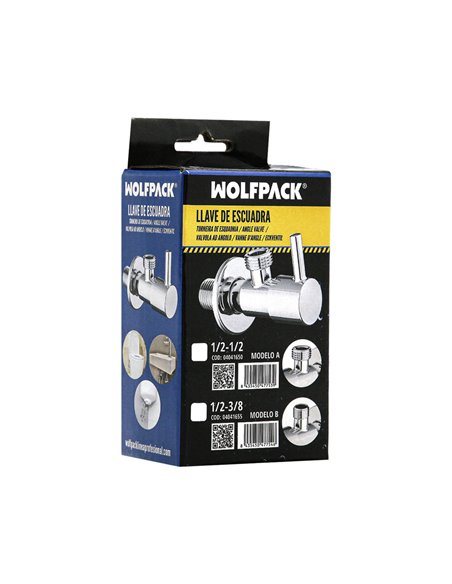 Llave De Escuadra Cerámica 1/2" - 1/2"