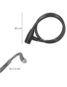 Cable Bicicleta Con Llave 12 mm. x 80 cm. 2