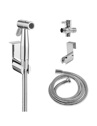 Ducha Bidet WC Con Válvula Cerámica H 1/2"  M 1/2" M 1/2"