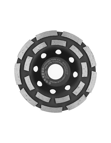 Disco Diamante 115 Mm Doble Corona Segmentado