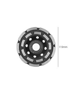 Disco Diamante 115 Mm Doble Corona Segmentado 2