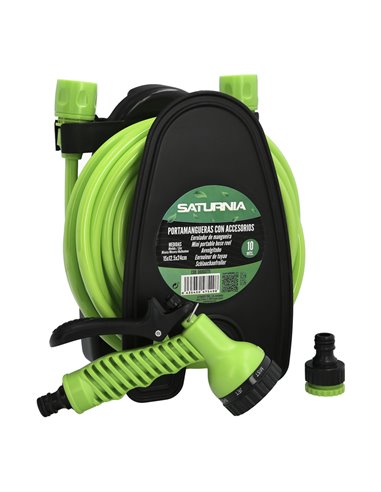 Portamangueras Pared 10 Metros Con Pistola