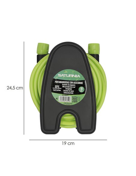 Portamangueras Pared 10 Metros Con Pistola