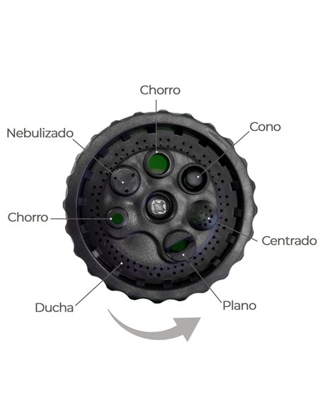 Portamangueras Pared 10 Metros Con Pistola