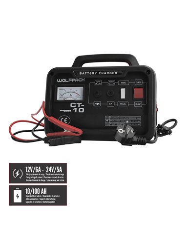 Carga Baterias 12/24V 10-100Ah