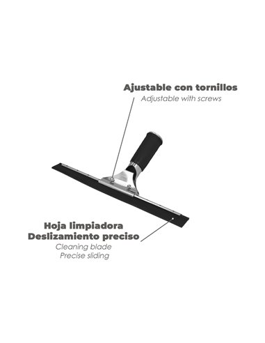 Limpiacristales Profesional Inoxidable 30 cm.