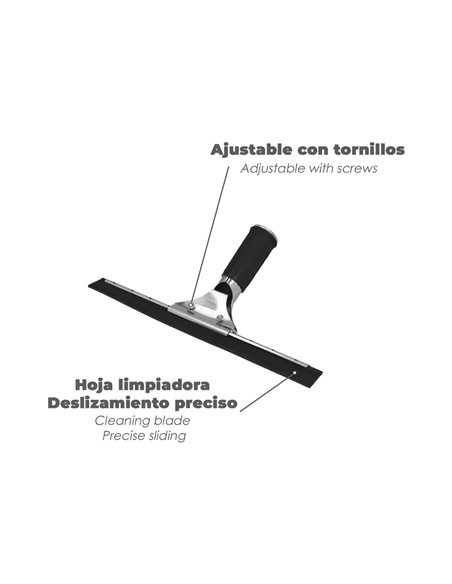 Limpiacristales Profesional Inoxidable 30 cm.