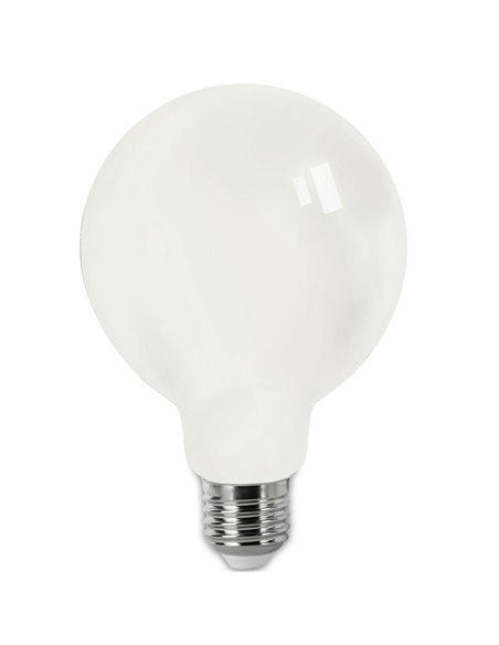 Bombilla LED Filamento Matel E27 G80 8W Fría Opal
