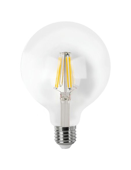 Bombilla LED Globo Filamento Matel E27 G95 4W Luz Cálida