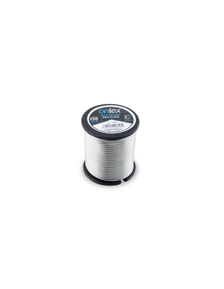 ESTAÑO PLATA ONLEX 2MM 250 GRAMOS
