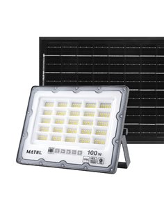 PROYECTOR LED IP65 SOLAR CCT GRIS 100W