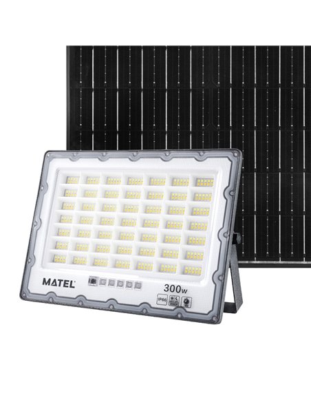 PROYECTOR LED IP65 SOLAR CCT GRIS 300W