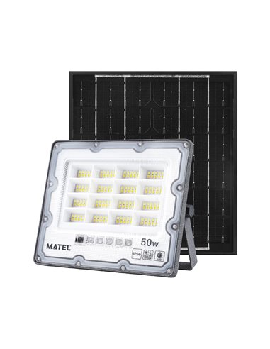 PROYECTOR LED IP65 SOLAR CCT GRIS 50W