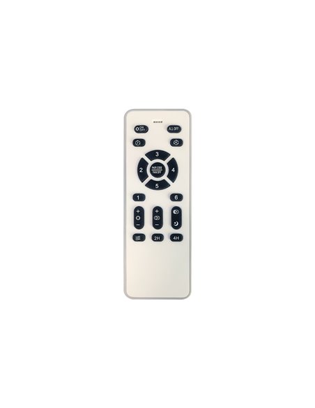 Ventilador de Techo DC Negro con Luz LED y 3 Aspas Retráctiles