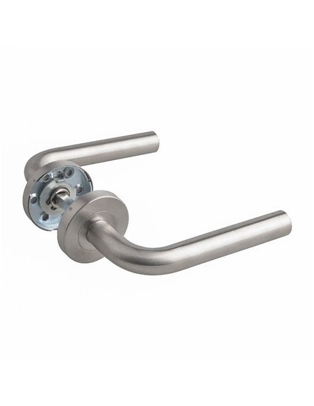 Manilla Curva Handlock con Roseta 50mm Acero Inoxidable